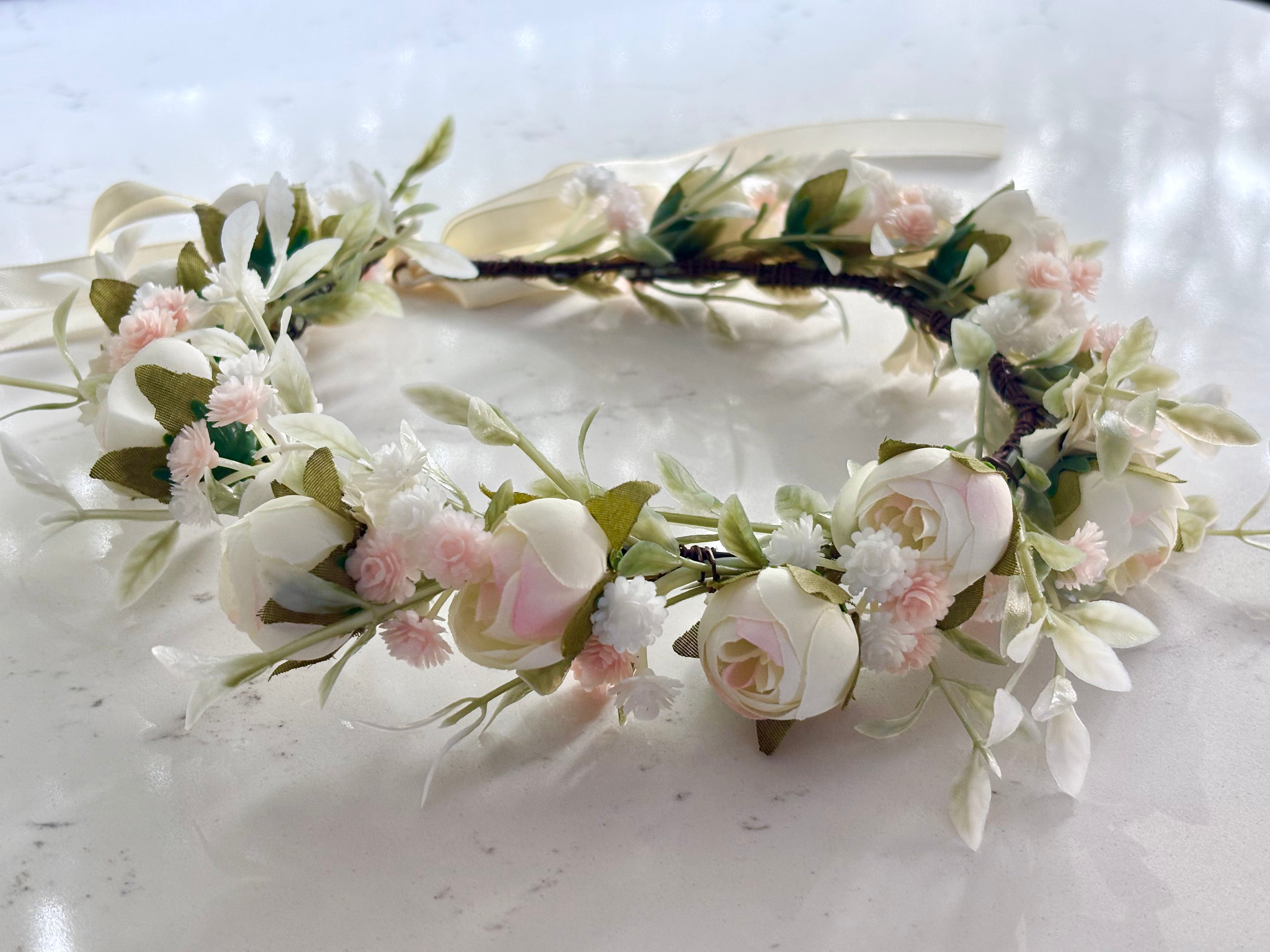 White Flower Crown