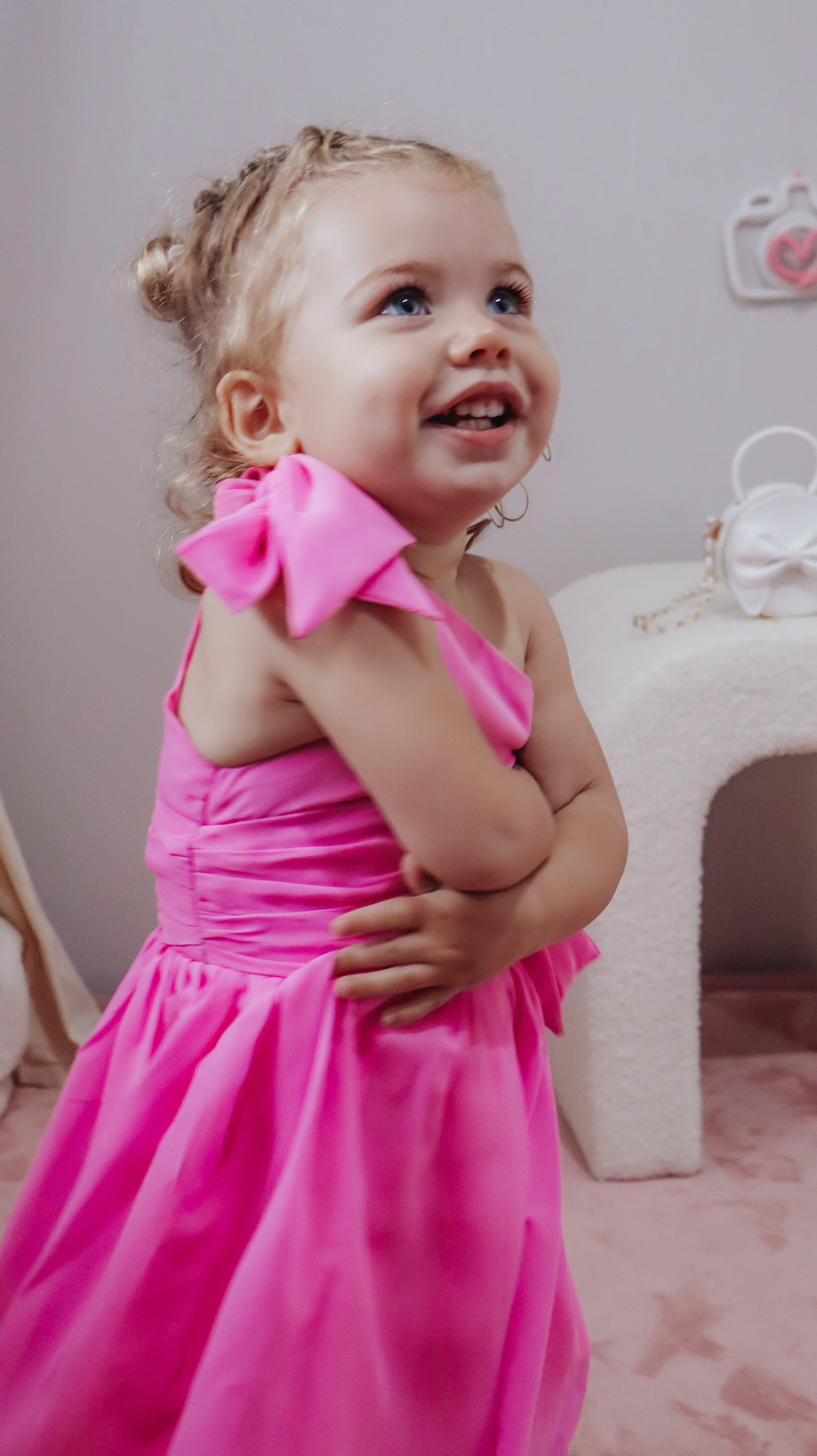 Lavender Bow Party Dress