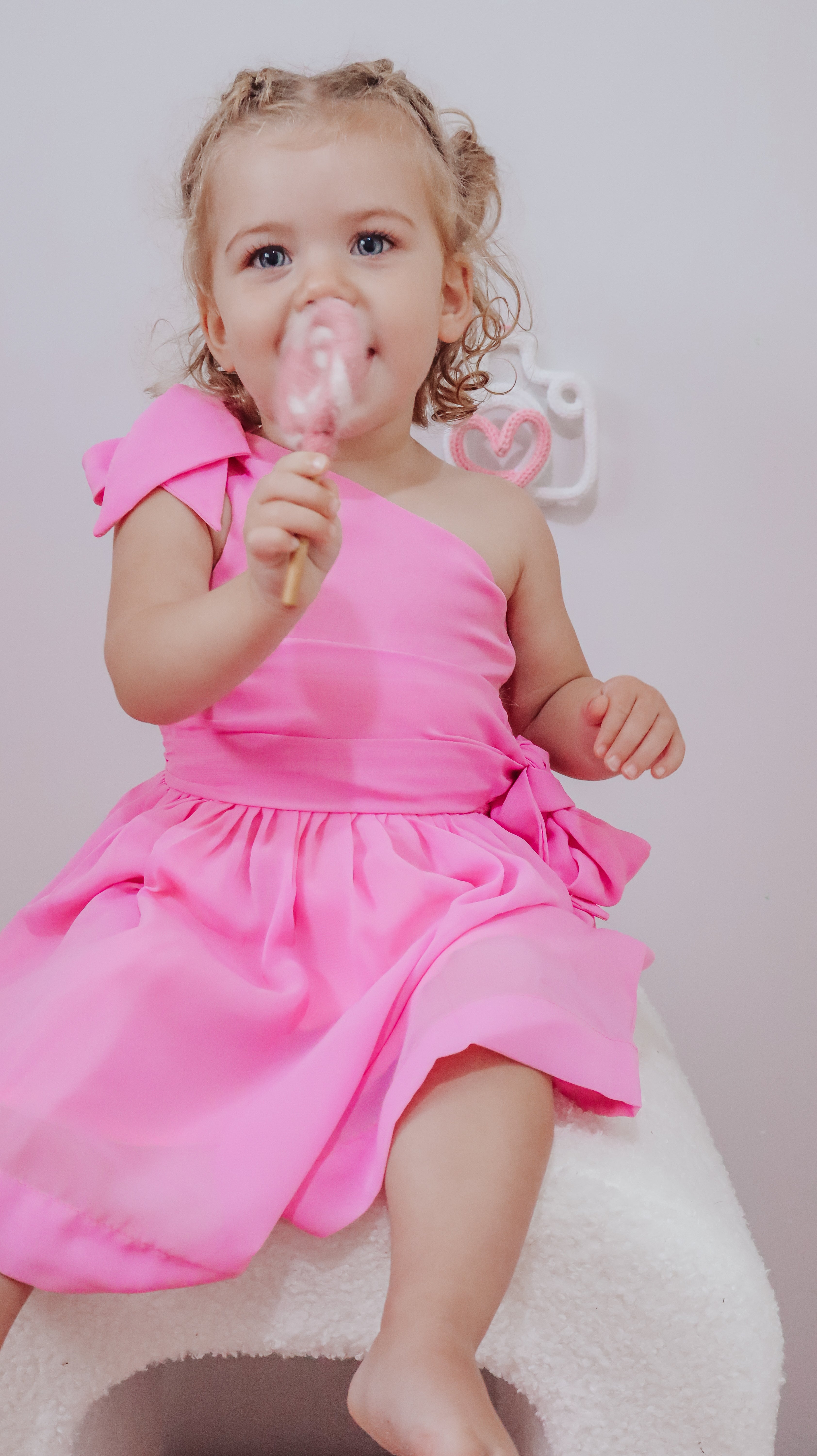 Lavender Bow Party Dress