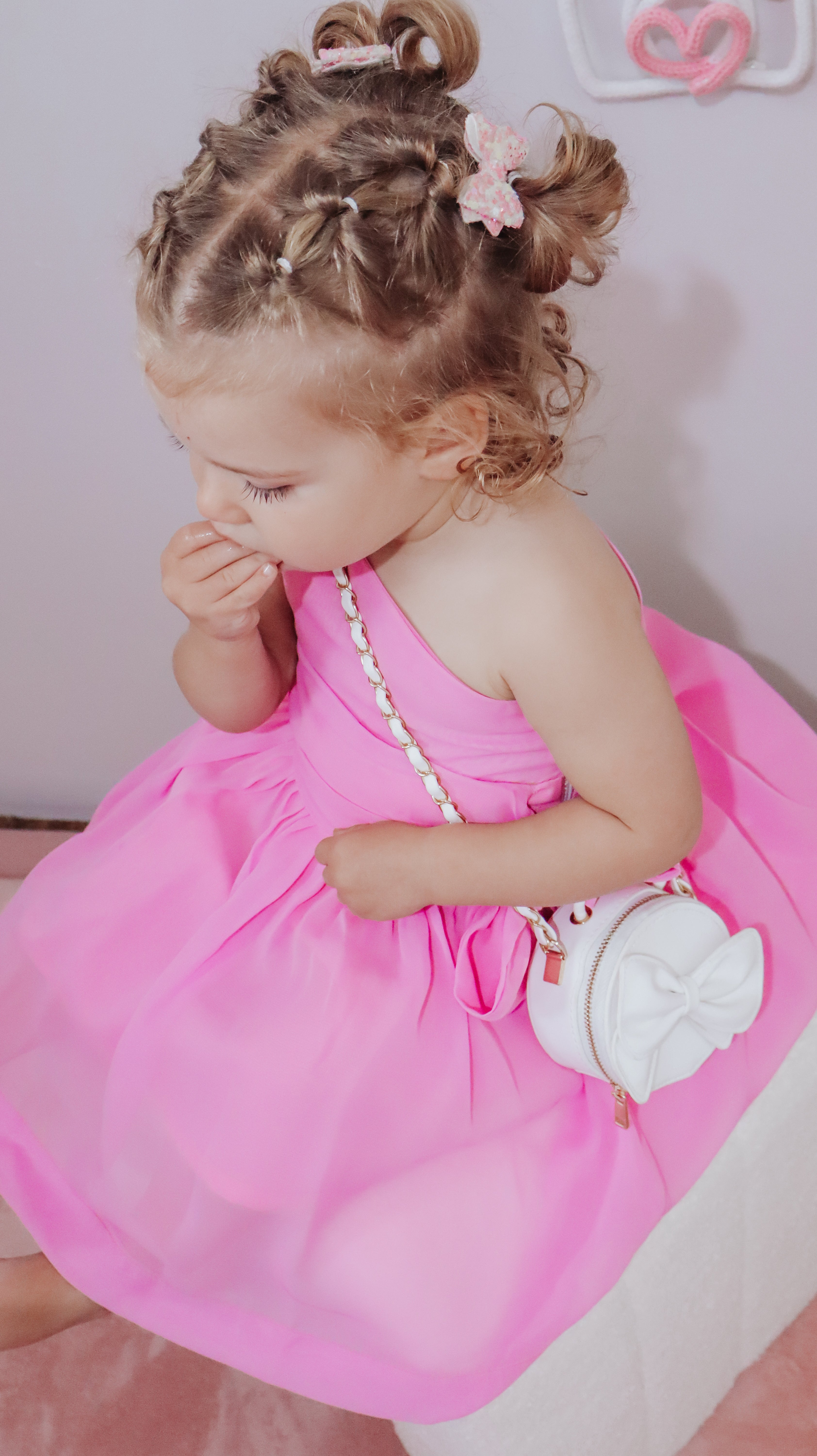 Lavender Bow Party Dress