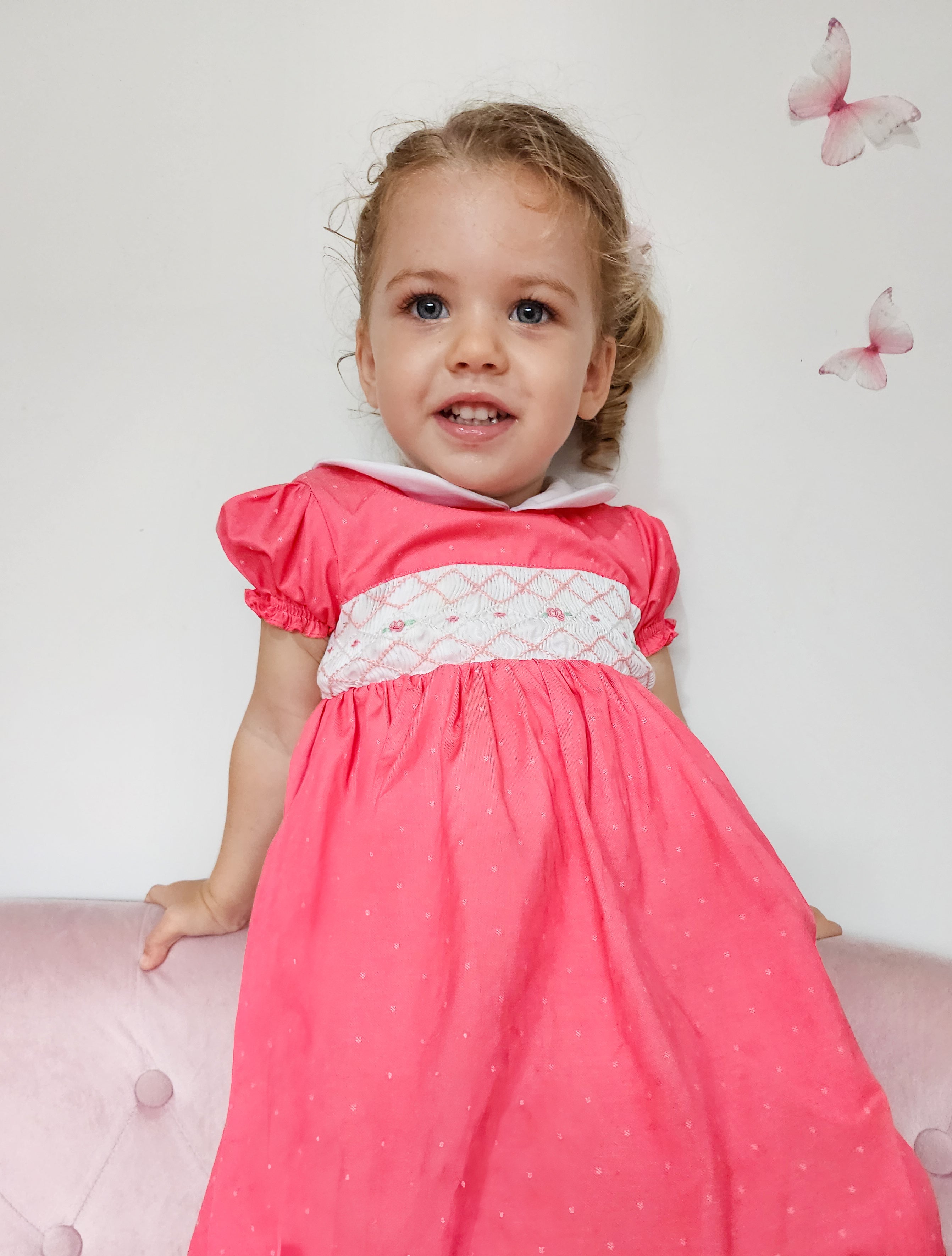 Kaylee Coral Smock