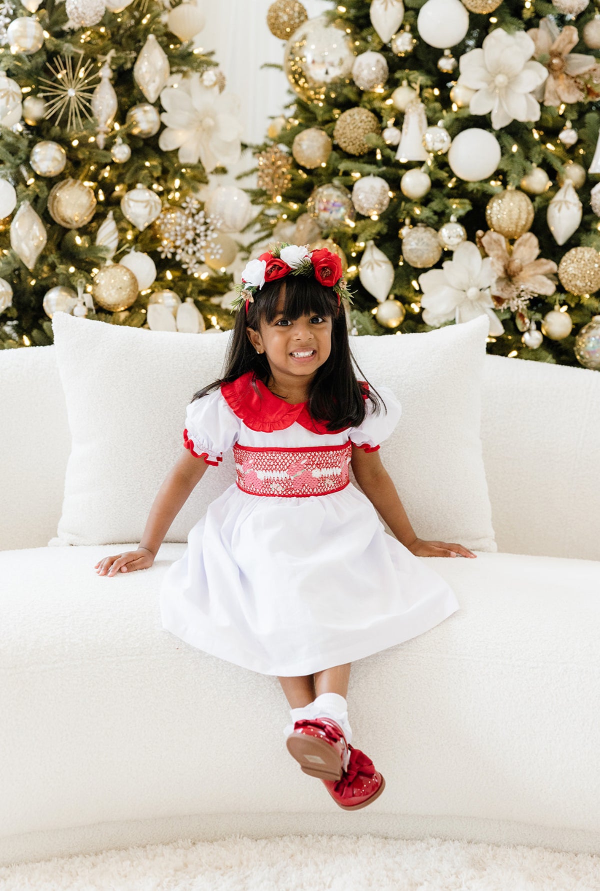 Christmas Eve Smock Dress