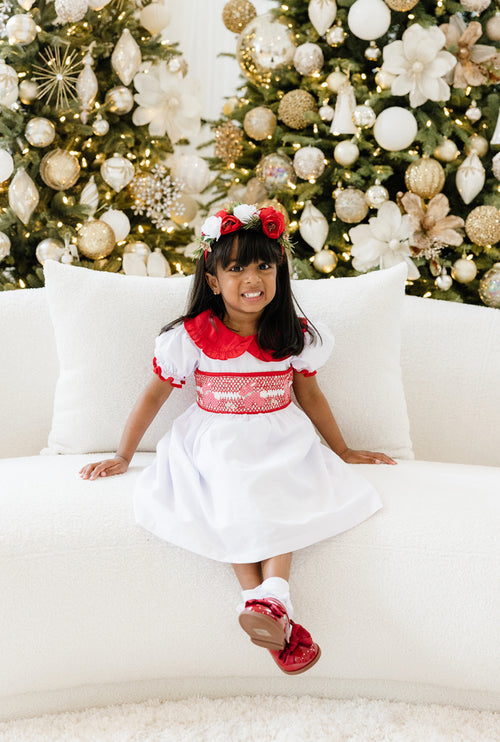 Christmas Eve Smock Dress