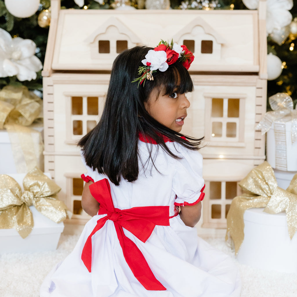 Christmas Eve Smock Dress