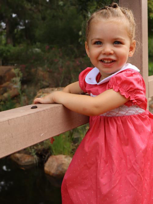 Kaylee Coral Smock