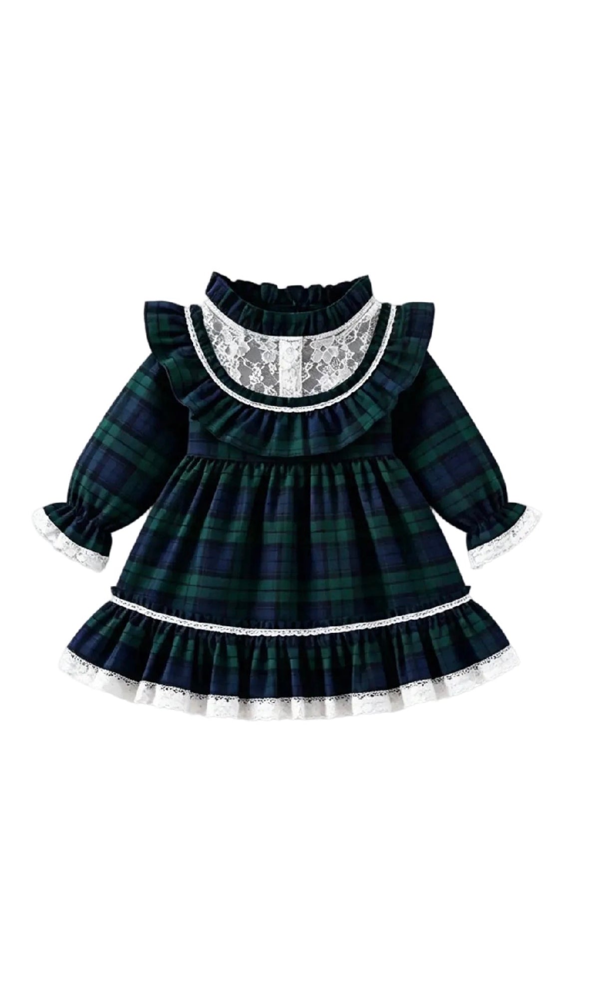 Christmas Ruffle Dress