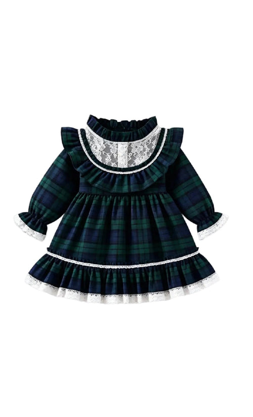 Christmas Ruffle Dress