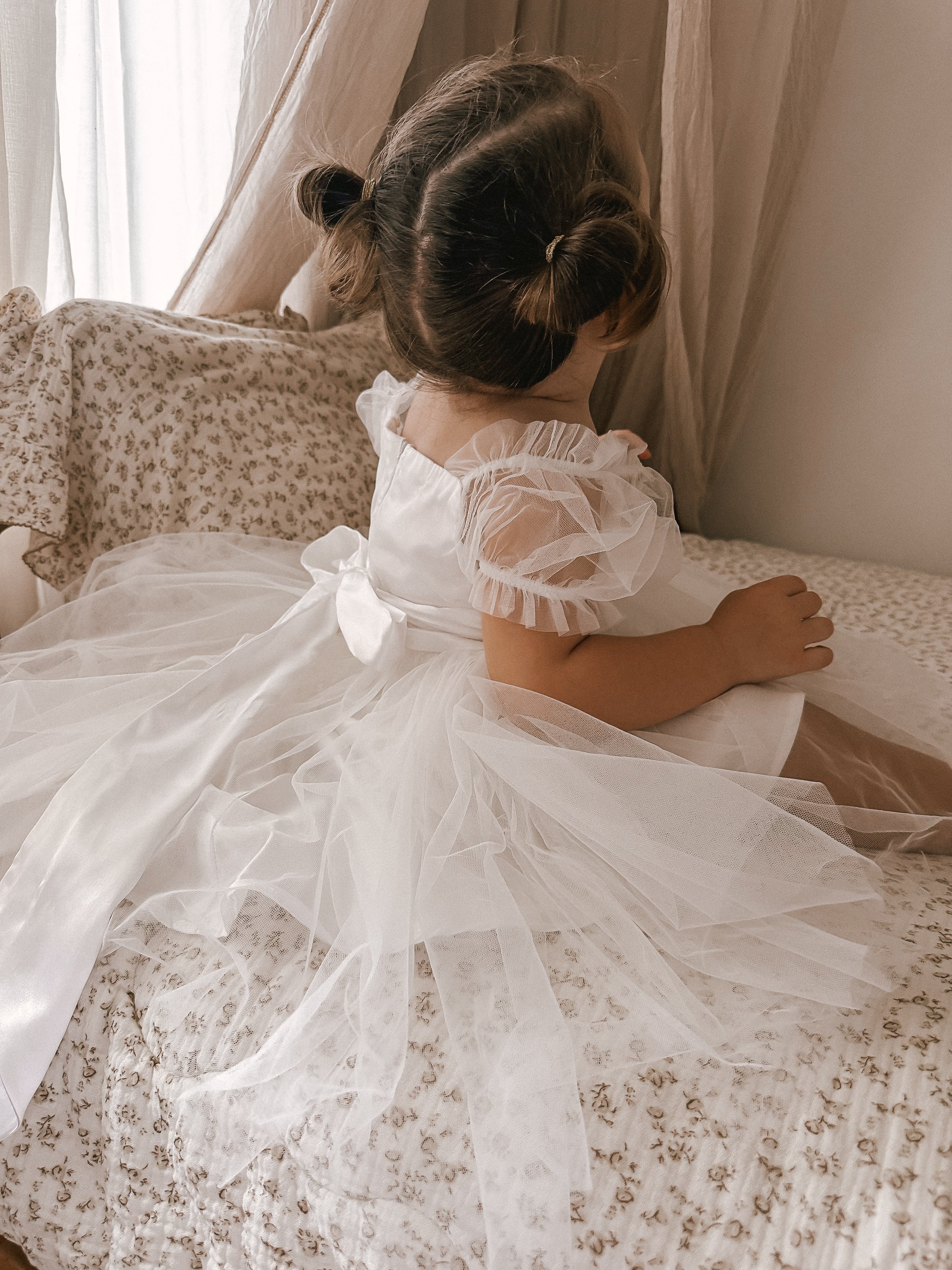 Swan Lake Flower Girl Party Dress