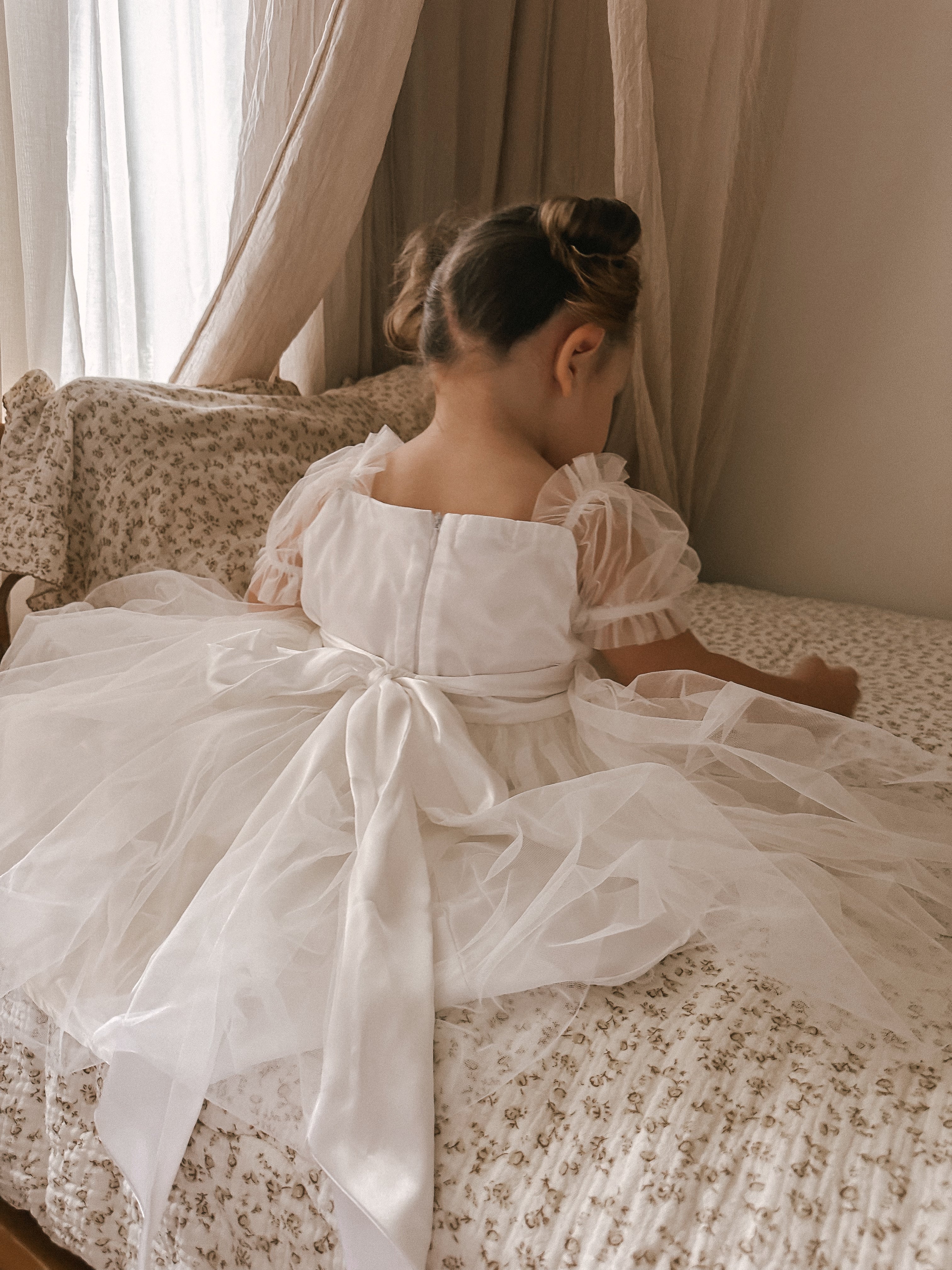 Swan Lake Flower Girl Party Dress