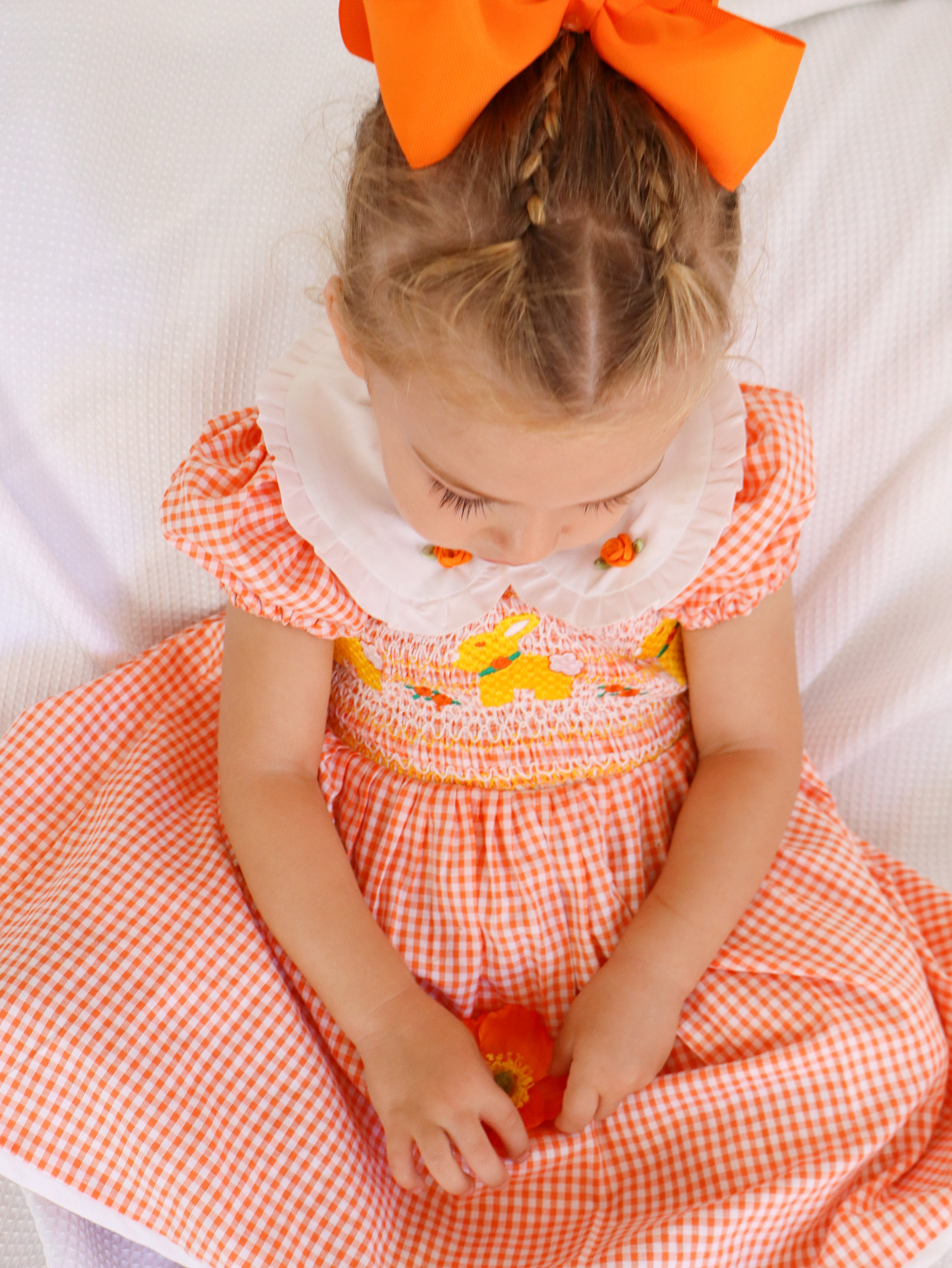 Apricot Smock Dress