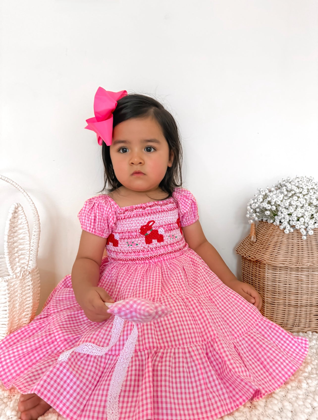 Rosie Ruffle Smock Dress