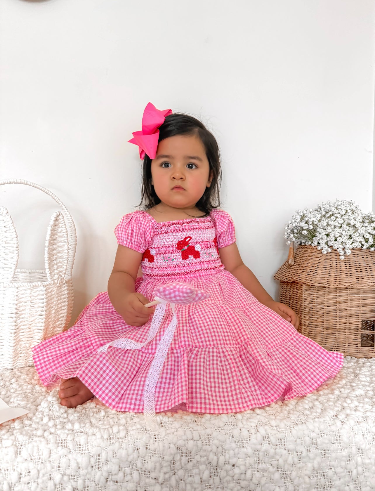 Rosie Ruffle Smock Dress