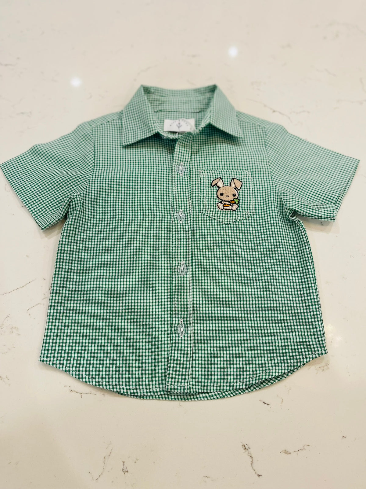Forest Green Boys Shirt