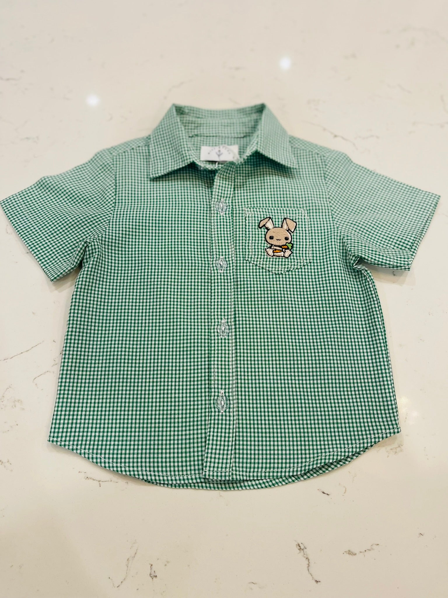 Forest Green Boys Shirt