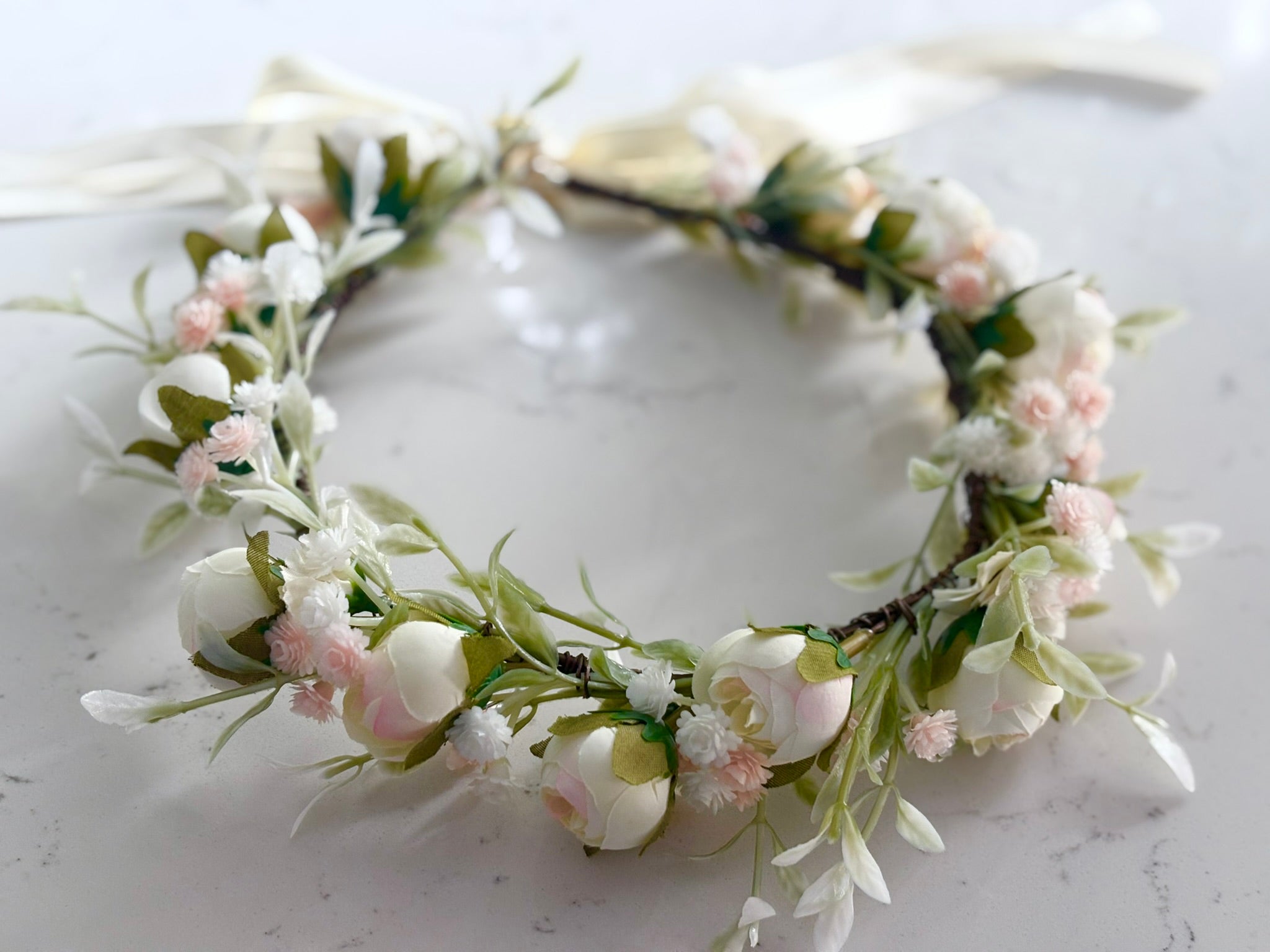 White Flower Crown
