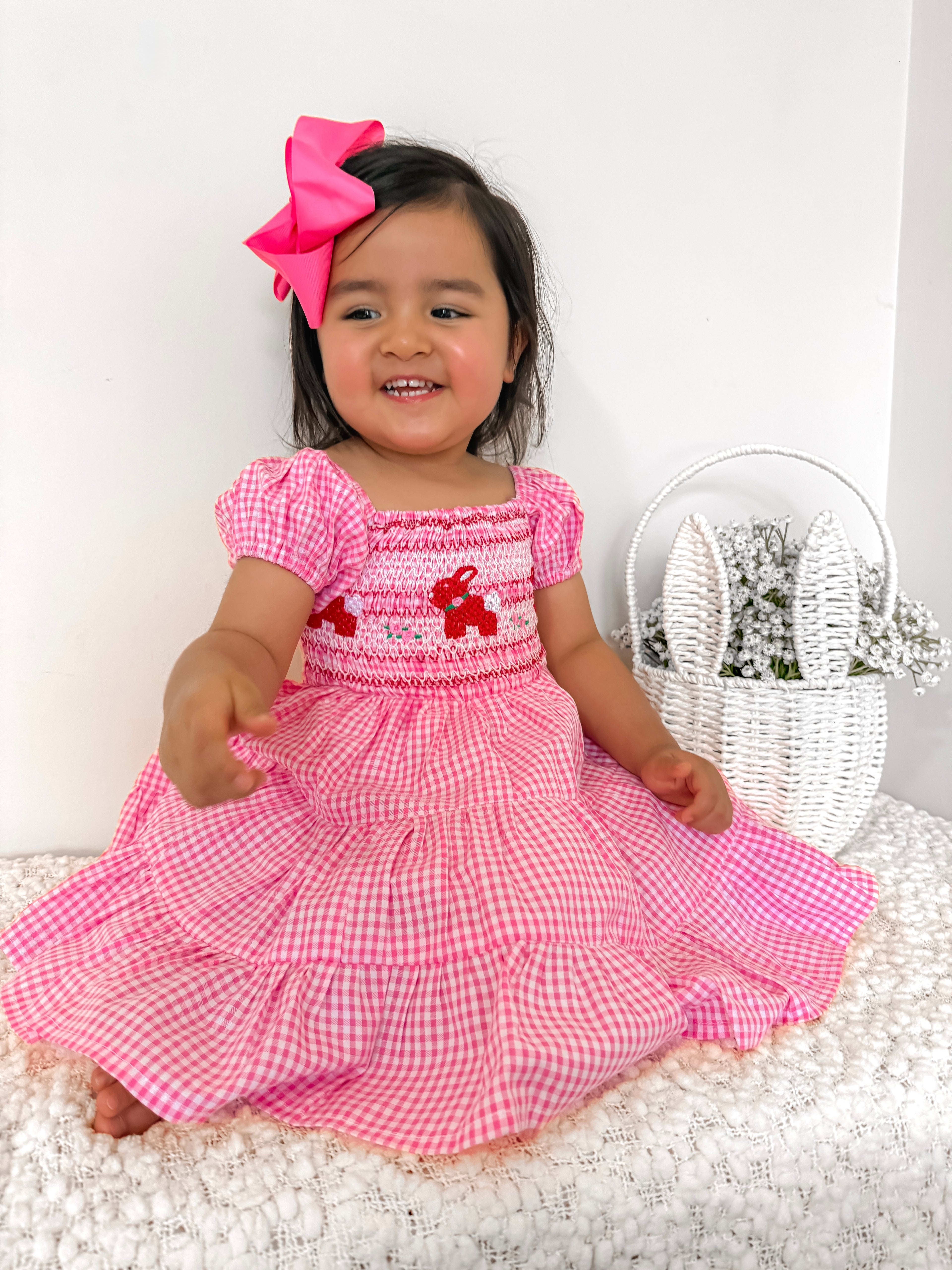 Rosie Ruffle Smock Dress