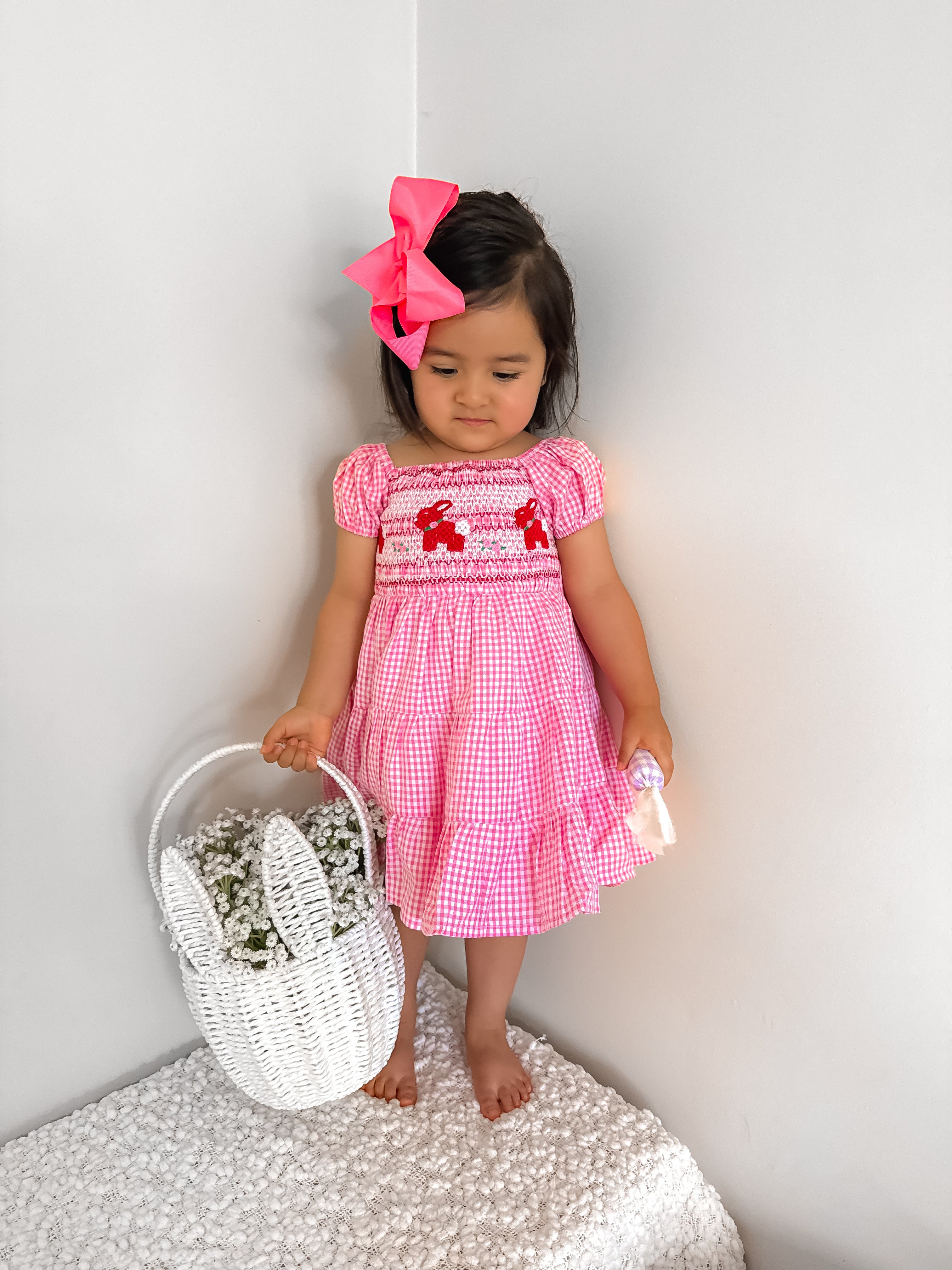 Rosie Ruffle Smock Dress
