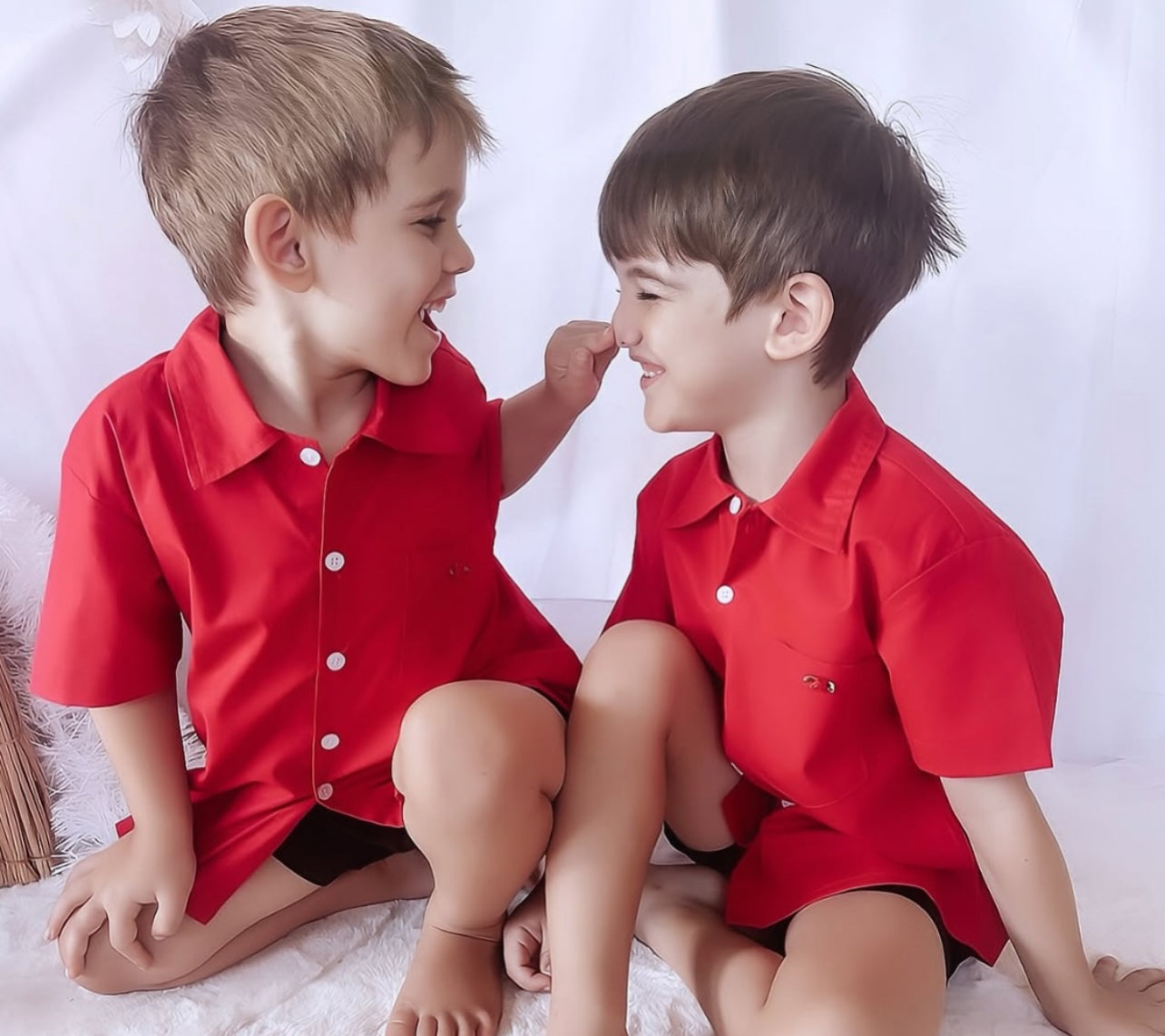 Red Joy Boys Shirt